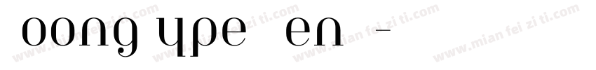 LoongType ZenGB字体转换